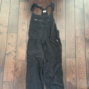 Aritzia Black Overall Jumpsuit